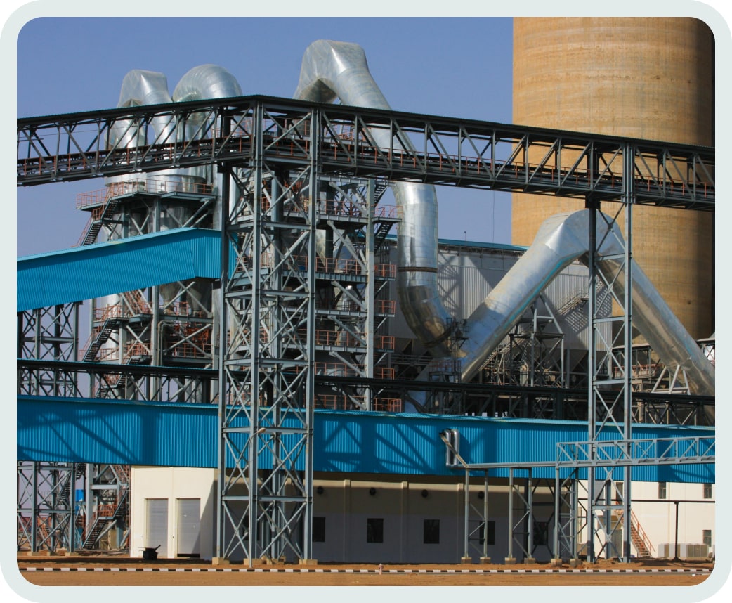 Industrial facility drone cleaning